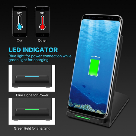 AnnBos iPhone X Wireless Charger HETP Wireless Charging Dock