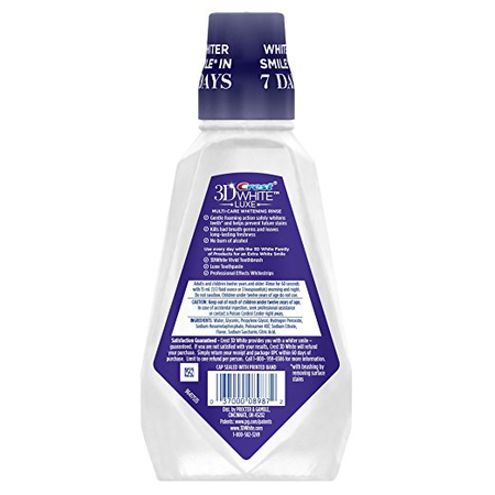 Crest Mouthwash Glamorous White Alcohol-Free 32oz