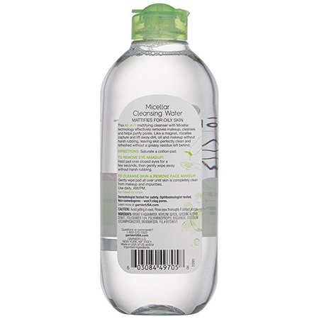 Garnier Micellar Cleansing Water 13.5oz (Oily Skin)