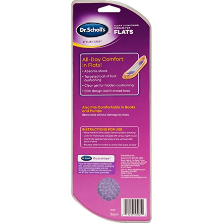 Dr. Scholls Flats Clear Cushion Womens (Size 6-10)