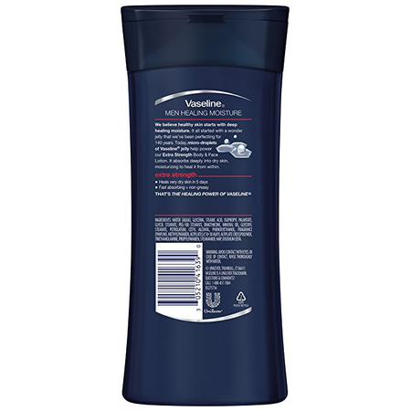 Vaseline Mens Extra Strength Lotion 10oz