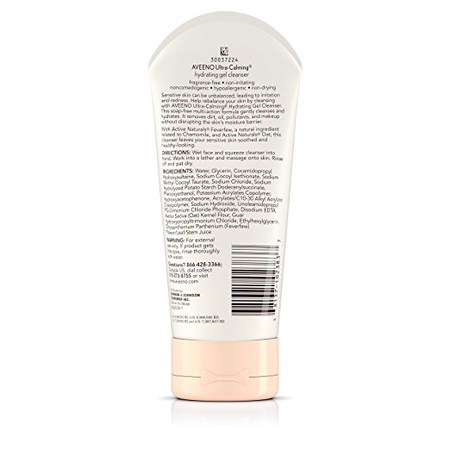 Aveeno Ultra-Calming Cleanser Gel 5oz Tube (Frag-Free)