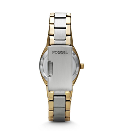 Đồng hồ Fossil Two-Tone Silver Dial Glitz Watch