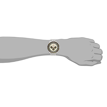 Đồng hồ New Fossil Mens Off White Dial Stainless Steel Bracelet Chronograph Watch CH2913