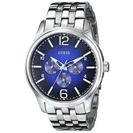 Đồng hồ GUESS Men's U0252G2 On Time Stainless Steel Watch