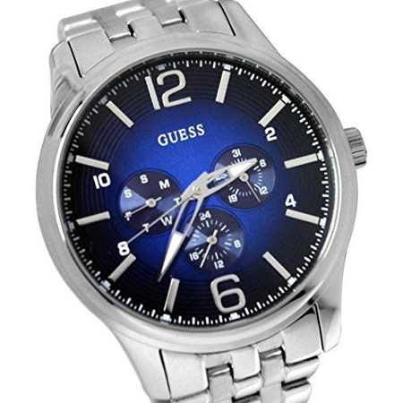 Đồng hồ GUESS Men's U0252G2 On Time Stainless Steel Watch