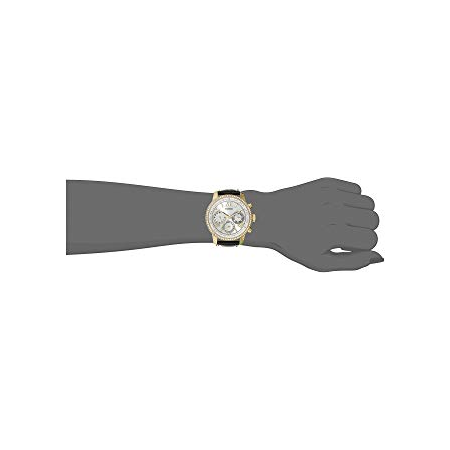 Đồng hồ GUESS Women's U0643L2 Classic Black & Gold-Tone Multi-Function Watch with Genuine Crystals