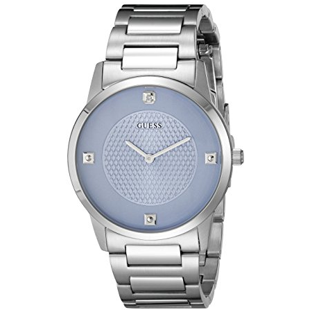 Đồng hồ GUESS Men's U0428G2 Diamond-Accented Stainless Steel Watch