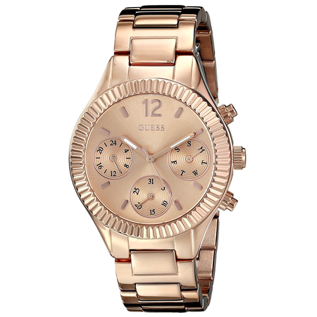 Đồng hồ GUESS Women's U0323L3 Mid-Size Rose Gold-Tone Multi-Function Watch