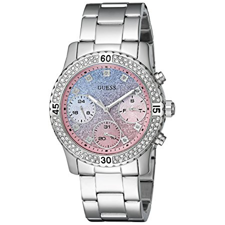 Đồng hồ GUESS Women's Stainless Steel Crystal Casual Watch