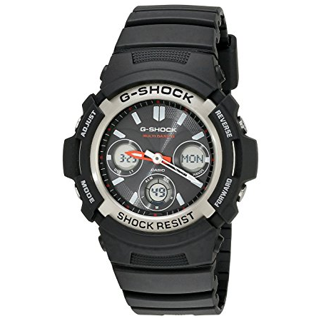 Đồng hồ G-Shock AWG-M100-1ACR Men's Tough Solar Atomic Black Resin Sport Watch 4.2 out of 5 stars    318 customer reviews  | 52 answered questions