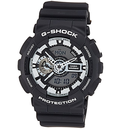Đồng hồ Casio Mens G SHOCK Analog-Digital Sport Quartz Watch (Imported) GA-110BW-1A