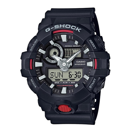 Đồng hồ Casio Men's 'G SHOCK' Quartz Resin Casual Watch, Color:Black (Model: GA-700-1ACR)
