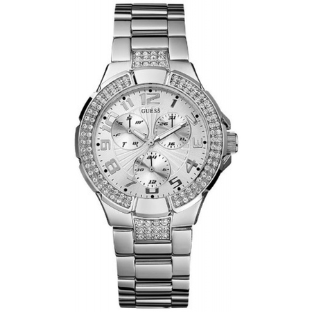 Đồng hồ GUESS U12003L1 Status In-the-Round Watch - Silver