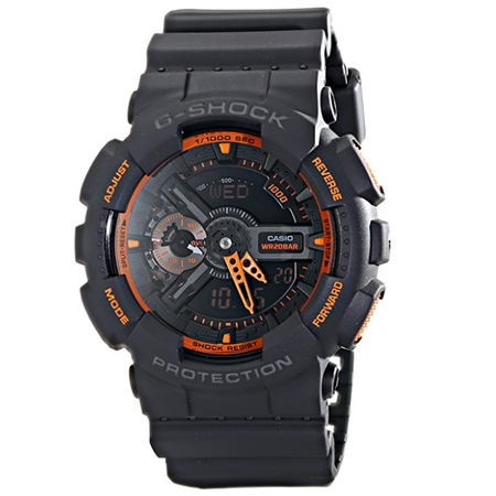 Đồng hồ Casio Men's GA-110TS-1A4 G-Shock Analog-Digital Watch With Grey Resin Band