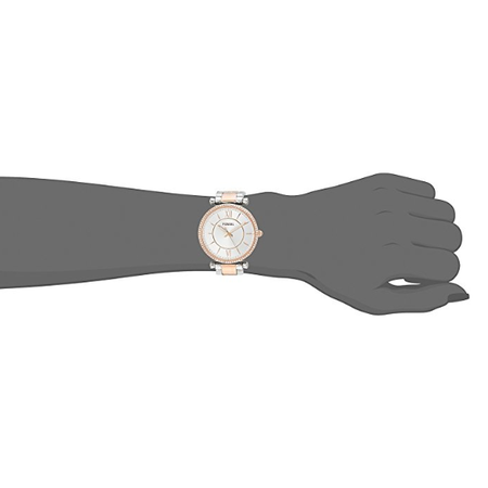 Đồng hồ Fossil Carlie Three-Hand Two-Tone Stainless Steel Watch