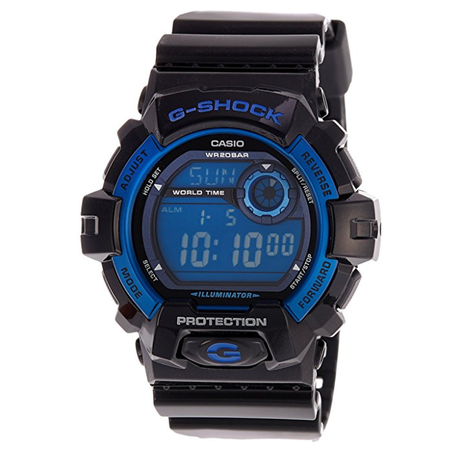 Đồng hồ Casio Men's Sport G8900A-1 Black Resin Quartz Watch with Blue Dial