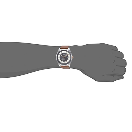 Đồng hồ Fossil Mathis Three-Hand Date Light Brown Leather Watch