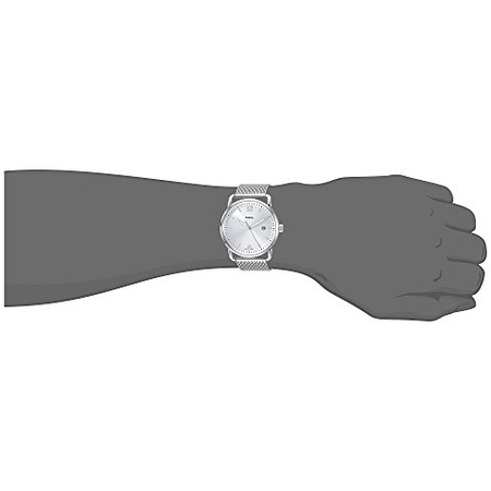 Đồng hồ Fossil The Commuter Three-Hand Date Stainless Steel Watch