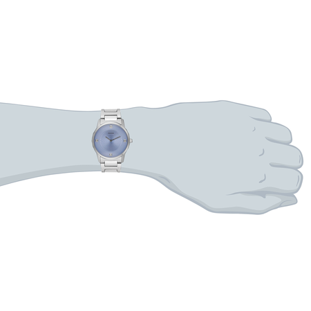 Đồng hồ GUESS Men's U0428G2 Diamond-Accented Stainless Steel Watch