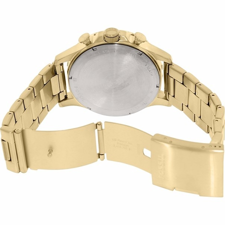 Đồng hồ GUESS Women's U0559L2 Sporty Gold-Tone Stainless Steel Watch with Multi-function Dial and Pilot Buckle