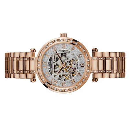 Đồng hồ GUESS Rose Gold Tone Automatic Stainless Steel Ladies Classic Watch U1015L2
