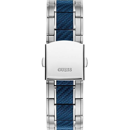 Đồng hồ GUESS Men's Stainless Steel Casual Silicone Watch