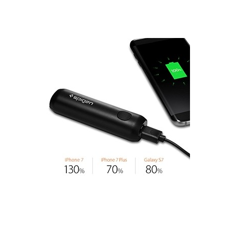 Spigen F703S Portable Battery 3350 mAh - Black - Box Packaging