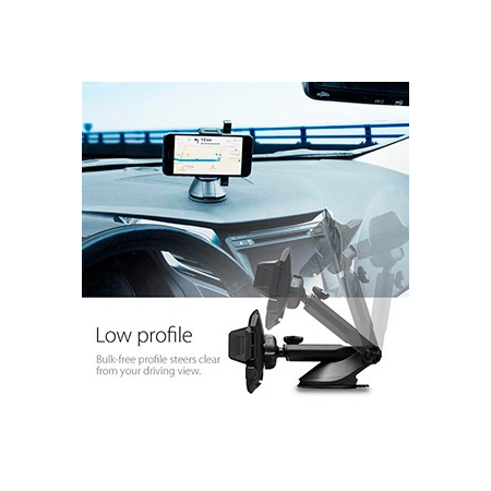 Giá đỡ điện thoại trên Ôtô Spigen Kuel Car Mount Holder - Black