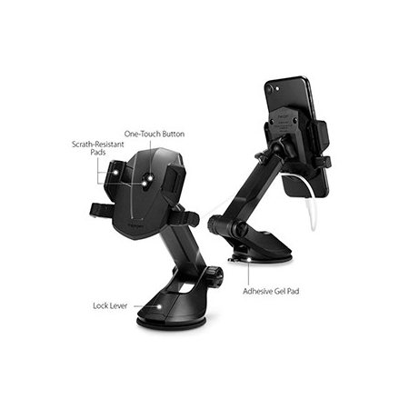 Giá đỡ điện thoại trên Ôtô Spigen Kuel Car Mount Holder - Black