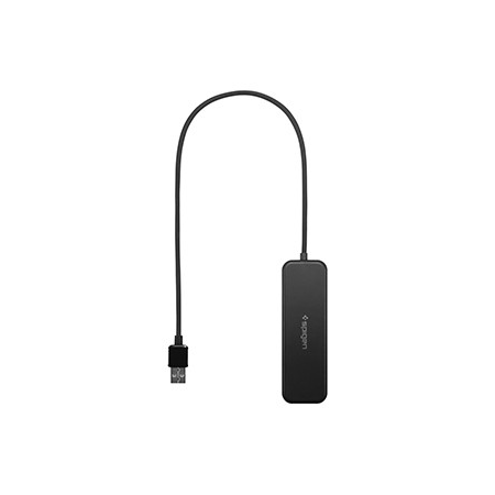 Spigen Essential F100 4-Port Ultra Slim USB 2.0 Gen 1 Hub - Retail Packaged