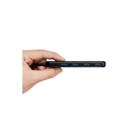 Spigen Essential F100 4-Port Ultra Slim USB 2.0 Gen 1 Hub - Retail Packaged
