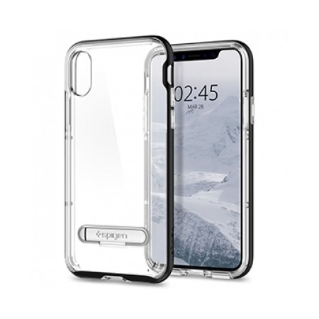 Spigen Crystal Hybrid Case for Apple iPhone X - Black