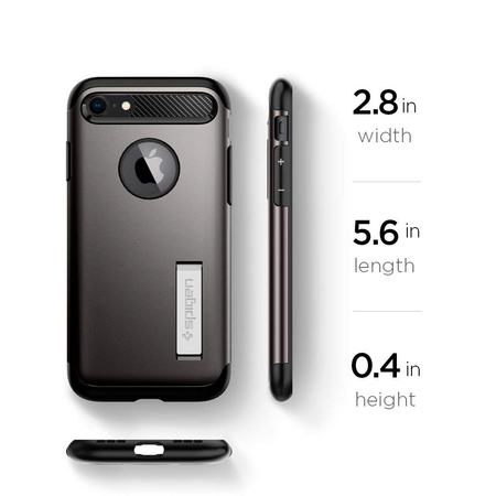 Spigen Slim Armor Case for Apple iPhone 7 / 8 - Gunmetal