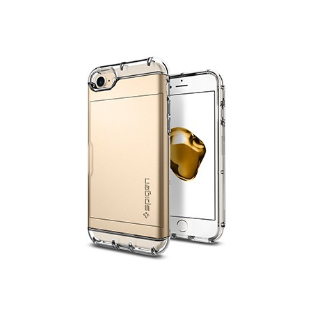 Spigen Crystal Wallet Case for Apple iPhone 7 / 8 - Champagne Gold