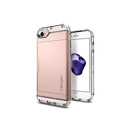 Spigen Crystal Wallet Case for Apple iPhone 7 / 8 - Rose Gold