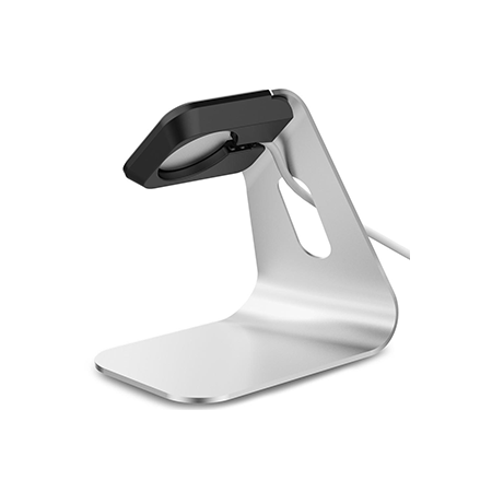 Spigen S330 Apple Watch Stand Holder - Silver - Retail Packaged