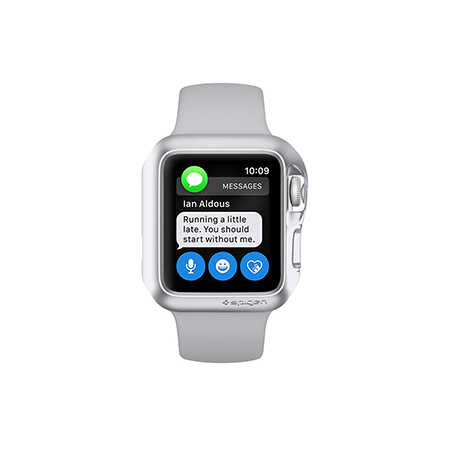 Spigen Slim Armor Case for Apple Watch 38mm - Silver