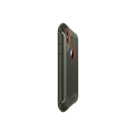 Spigen Pro Guard Case w/ Tempered Glass for Apple iPhone X - Black