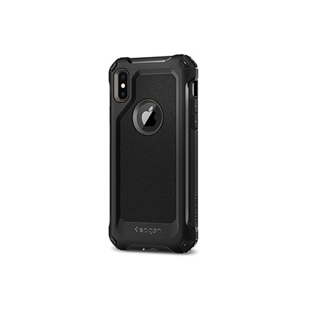 Spigen Pro Guard Case w/ Tempered Glass for Apple iPhone X - Gunmetal