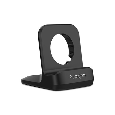 Spigen S350 Night Stand Holder for Apple Watch - Black - Retail Packaged