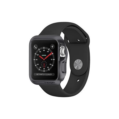 Spigen Slim Armor Case for Apple Watch 42mm - Space Gray