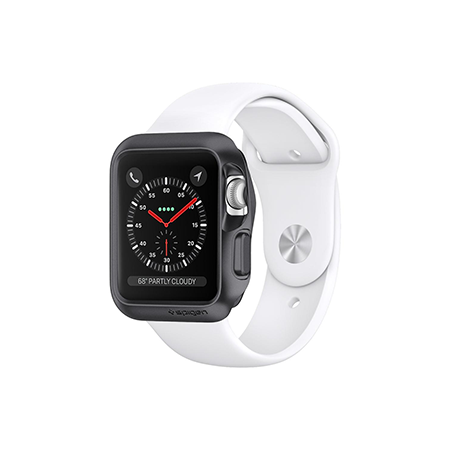 Spigen Slim Armor Case for Apple Watch 38mm - Space Gray