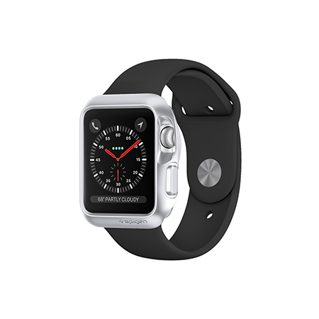 Spigen Slim Armor Case for Apple Watch 38mm - Silver