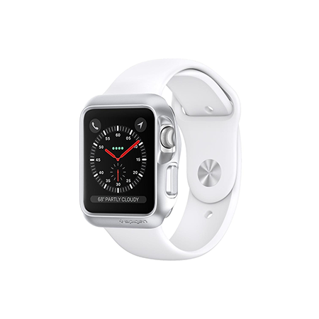Spigen Slim Armor Case for Apple Watch 38mm - Silver