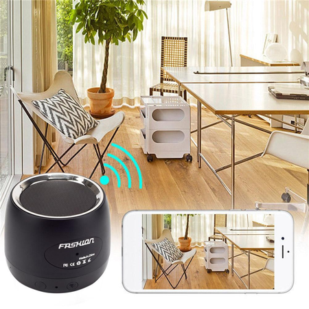 Mini 1080P WiFi HD Spy Hidden IP Camera Video Recorder Bluetooth Speaker Cam