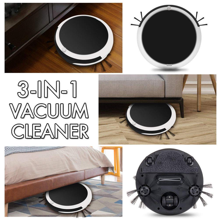 Robot lau nhà Dingji Convenient Smart Auto Rechargeable Smart Robot Vacuum Cordless 3-in-1 Dry Wet Floor Mop Cleaner