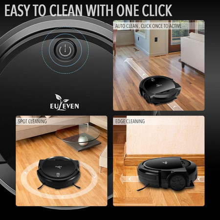 Robot lau nhà Euleven 3-in-1 Floor Robotic Vacuum with Smart Mopping Cleaner