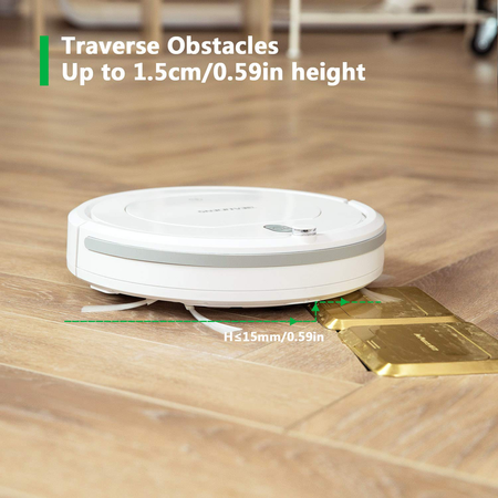 Robot lau nhà BEAUDENS Robot Vacuum Cleaner with Slim Design, Tangle-Free