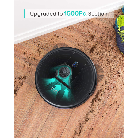 Robot lau nhà eufy [BoostIQ] RoboVac 12, Upgraded, Super-Thin, 1500Pa Strong Suction, Quiet, Self-Charging Robotic